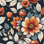 Elegante terracotta en salie groene bloemendeken fleece deken