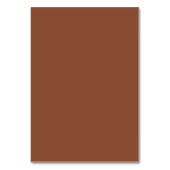 Elegante Terracotta Fall Trouwstoel Grafiek Kaart (Achterkant)