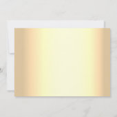 Elegante Terracotta Gouden Trouw Save The Date (Achterkant)