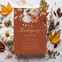 Elegante Terracotta Herfst Bloemstuk Thanksgiving 