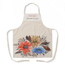 Elegante Terracotta Pastel Watercolor Bloemen