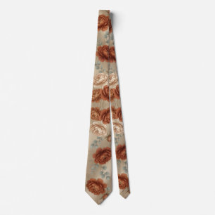 Elegante Terracotta Roos Stropdas