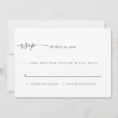 Elegante TEXAS RSVP-kaart -  Save The Date (Voorkant)