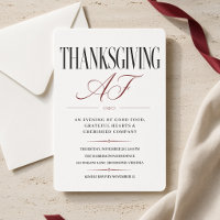 Elegante Thanksgiving AF familiediner
