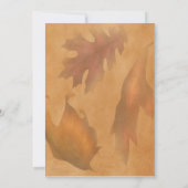 Elegante Thanksgiving Dinner Party Uitnodigingen (Achterkant)