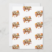 Elegante Thanksgiving gebladerte herfst herfst Kaart (Achterkant)
