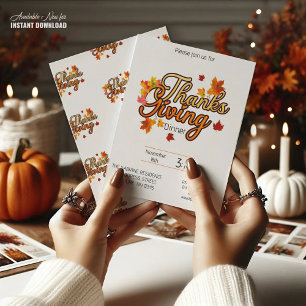 Elegante Thanksgiving gebladerte herfst herfst Kaart