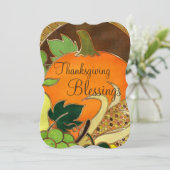 Elegante Thanksgiving GEPERSONALISEERD 5x7 MAAT AL Kaart (Staand voorkant)
