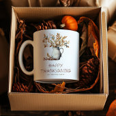 Elegante Thanksgiving Herfst Vriendschapsgeschenk Koffiemok
