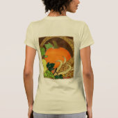 Elegante Thanksgiving Mixed Media Cornucopia ALL T-shirt (Achterkant)