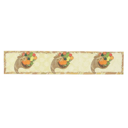 Elegante Thanksgiving Mixed Media EETKAMER Medium Tafelloper (Horizontaal)