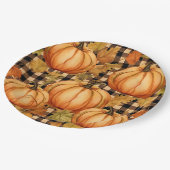 Elegante Thanksgiving pompoen Papieren Bordje (Gekanteld)