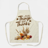 Elegante Thanksgiving vermakelijk Schort (Voorkant)