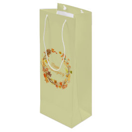 Elegante Thanksgiving vermakelijk Wijn Cadeautas