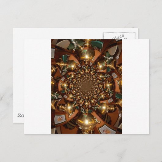 Elegante theecultuur –  Samovars Briefkaart (Voorkant / Achterkant)