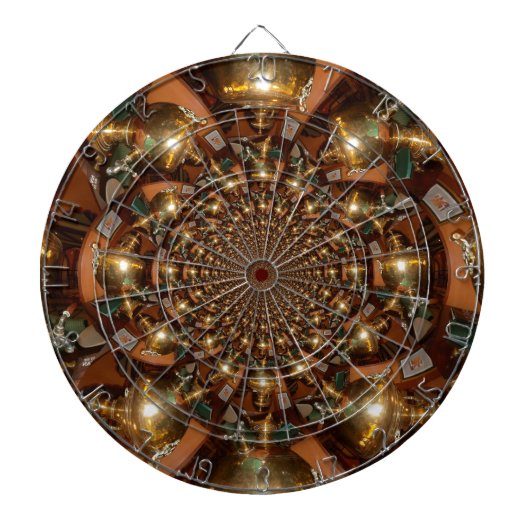 Elegante theecultuur – Samovars Dartbord (Voorkant)