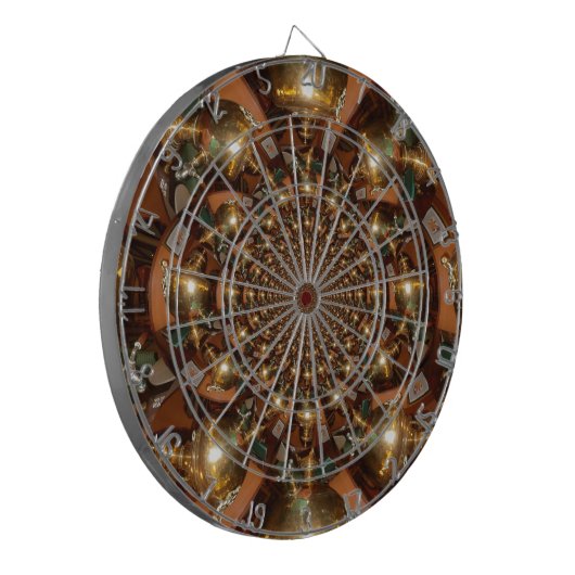 Elegante theecultuur –  Samovars Dartbord (Voorkant Links)