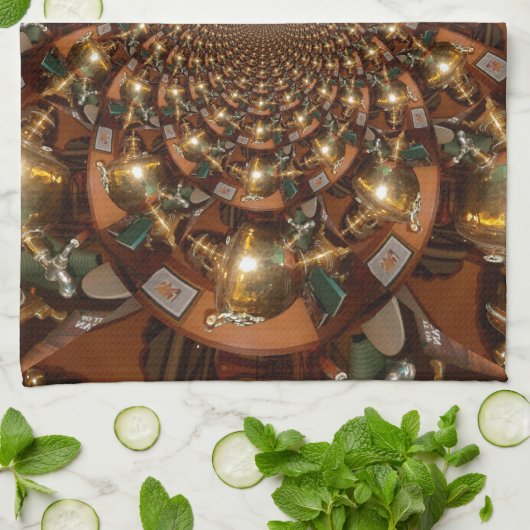 Elegante theecultuur –  Samovars Theedoek (Gevouwen)