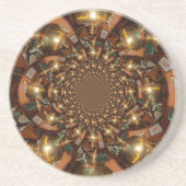 Elegante theecultuur –  Samovars Zandsteen Onderzetter (Voorkant)