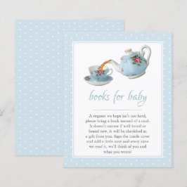 Elegante theekopjes baby shower theepartij boek ve