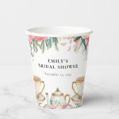 Elegante Theepartij Bruidsmeisjes Bruiloft Papieren Bekers (Voorkant)