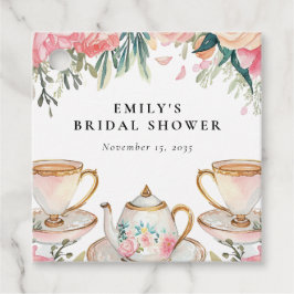 Elegante Theepartij Bruiloft Feest Bedankjes Labels