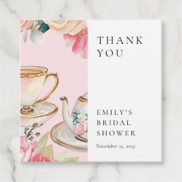 Elegante Theepartij Bruiloft Feest Bedankjes Labels