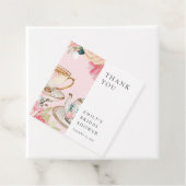 Elegante Theepartij Bruiloft Feest Bedankjes Labels (In situ)