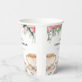 Elegante Theepartij Bruiloft Papieren Bekers (Rechts)