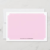 Elegante Theepartij Kaart (Achterkant)
