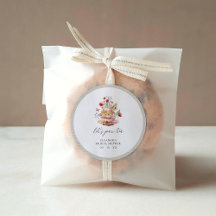 Elegante Theepartij met Wilde Bloemen Bruidsbruilo