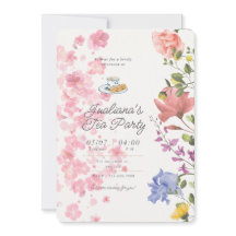 Elegante theepartij-sfeer – Vintage bloemstijl
