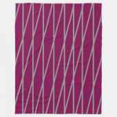 Elegante Thema Rode Golf  Grijs Fleece Deken (Voorkant)