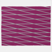 Elegante Thema Rode Golf  Grijs Fleece Deken (Voorkant (Horizontaal))