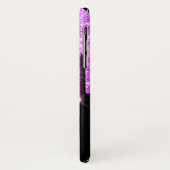 Elegante Tiara Paarse Glitterdruppels Case-Mate iPhone Case (Achterkant/links)