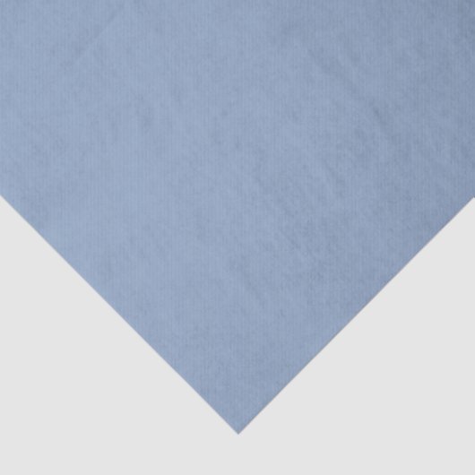Elegante tijdloze Classic Plain Dusky Blue Tissuepapier (Detail)