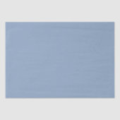 Elegante tijdloze Classic Plain Dusky Blue Tissuepapier (Voorkant)