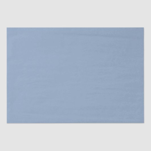 Elegante tijdloze Classic Plain Dusky Blue Tissuepapier (Voorkant)
