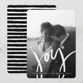 Elegante Tijdloze Eenvoudige KERST VAKANTIE FOTO Feestdagenkaart (Voorkant / Achterkant)