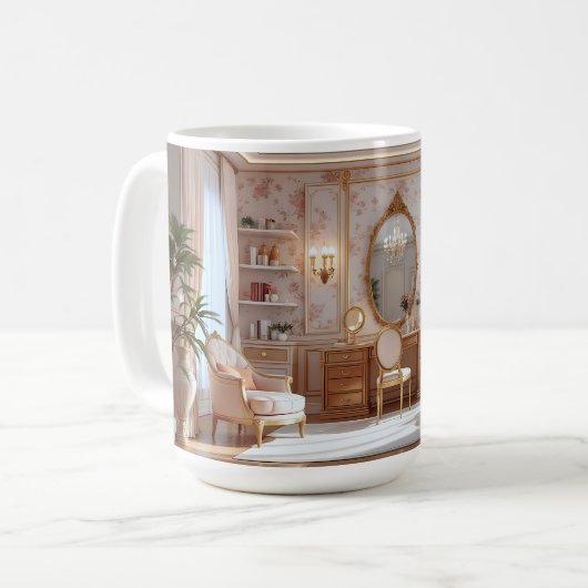 Elegante & Tijdloze Stemming Koffiemok (Voorkant links)
