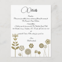 Elegante tijdloze zachte gouden bloemen minimalism