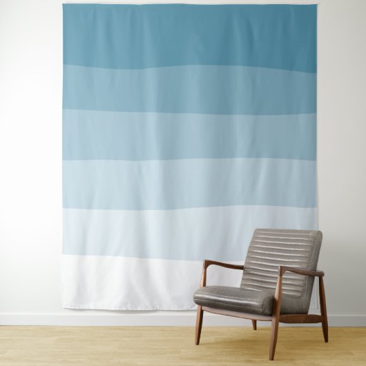 Elegante tinten van stoffige blauwe achtergronden wandkleed (In situ)