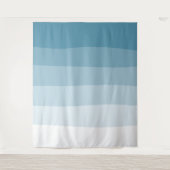 Elegante tinten van stoffige blauwe achtergronden wandkleed (Voorkant)