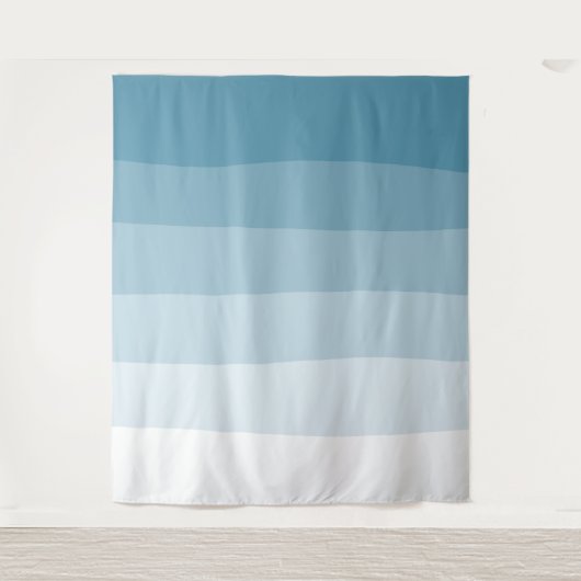 Elegante tinten van stoffige blauwe achtergronden wandkleed (Voorkant)