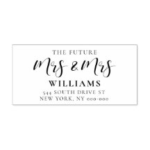 Elegante toekomst mevrouw & mevrouw bruiloft retou