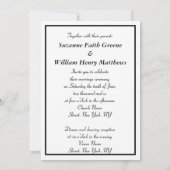 Elegante toekomst Mr. Mrs Monogram bruiloft uitnod Kaart (Achterkant)