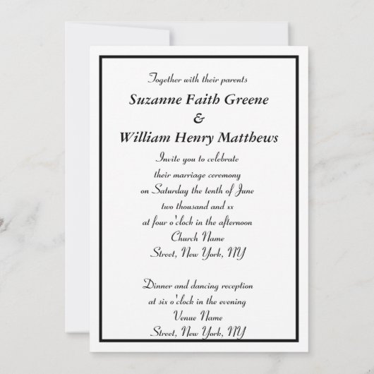 Elegante toekomst Mr. Mrs Monogram bruiloft uitnod Kaart (Achterkant)