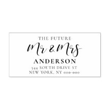 Elegante toekomst Mr & Mrs retouradres