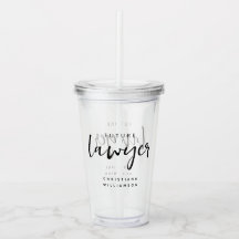 Elegante toekomstige advocaat gepersonaliseerd