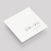 Elegante Toekomstige Mrs Script Bruidsuitnodiging Servet